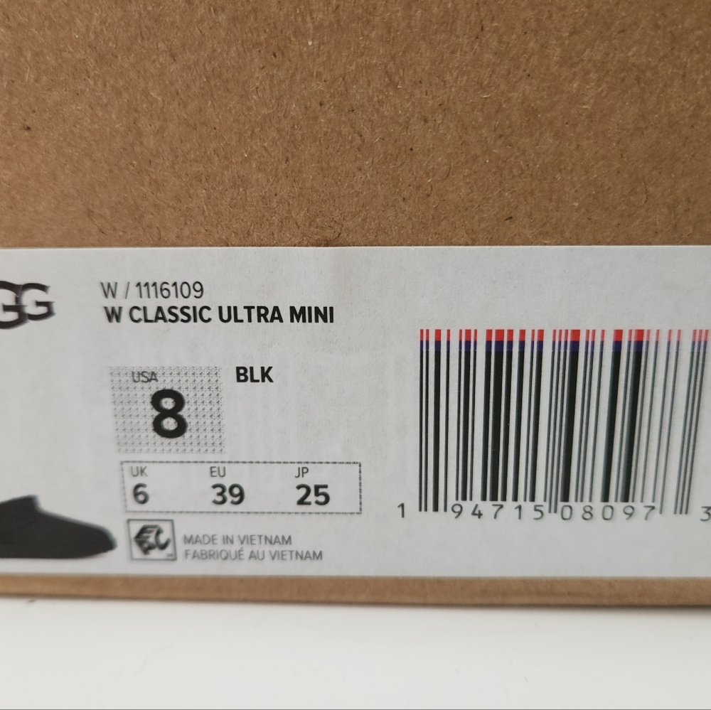 UGG Classic Ultra Mini Ankle Boot Women's Size US 8 - Picture 3 of 10